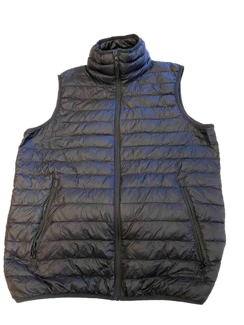Mens ICEBURG OUTERWEAR Black Down Puffer Vest Sz L